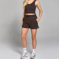 Spodenki męskie - Damskie spodenki dresowe z kolekcji Basics MP – Chocolate - L - miniaturka - grafika 1