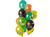 Balony i akcesoria - Zestaw balonów lateksowych Dinozaury - 30 cm - 12 szt - miniaturka - grafika 1