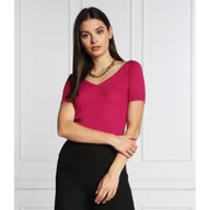 Koszulki i topy damskie - MAX&Co. T-shirt SILVER | Slim Fit - miniaturka - grafika 1