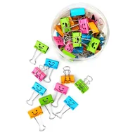 Spinacze i klipsy do papieru - BINDER KLIP 25mm TUBA BUŹKI 48szt - miniaturka - grafika 1
