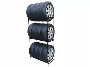 Polski Stojak Regał Na 12 Opon Kół +wysyłka - Akcesoria motoryzacyjne - miniaturka - grafika 1