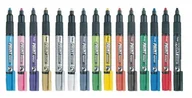 Kredki, ołówki, pastele i pisaki - Marker olejowy, Pentel Mmp20, czerwony - miniaturka - grafika 1
