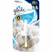 Zapachy do domu - SC Johnson Zapas do elektrycznego odświeżacza powietrza Glade Pure Clean Linen 20 ml - miniaturka - grafika 1