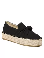 Espadryle damskie - Jenny Fairy Espadryle WSS990-145 Czarny - miniaturka - grafika 1