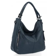 Uniwersalna Torebka Damska XL Na Co Dzień firmy Hernan HB0379 Granatowa