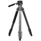 Statywy fotograficzne - Statyw FOTOPRO X-Airfly Video Szary - miniaturka - grafika 1