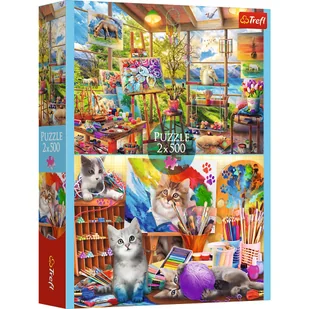 Puzzle - 2x500 - Sztuka malowaniaFSC Mix 70% 37530 - Puzzle - miniaturka - grafika 1