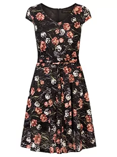 ApartFashion Sukienka damska, Czarno-wielokolorowy, 34 - Sukienki - miniaturka - grafika 1