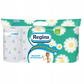 Papier toaletowy - REGINA Papier Toaletowy Rumiankowy Delikatny dla Skóry Wytrzymały 8 Rolek - miniaturka - grafika 1
