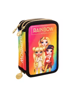 Astra Piórnik jumbo potrójny z wyposażeniem Rainbow High Golden Style - Piórniki - miniaturka - grafika 1