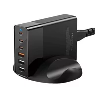 Ładowarki do telefonów - Ładowarka sieciowa Blitzwolf BW-S25, 75W, 3x USB + 3x USB-C (czarna) - miniaturka - grafika 1