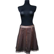 Spódnice - ESPRIT Spódnica Midi Wygodna Stylowa Elegancka Brązowa Rozmiar 38 - miniaturka - grafika 1