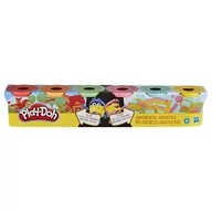 Zabawki kreatywne - Hasbro Zestaw mas plastycznych 3+3 tuby do dzielenia się, Rainbow - miniaturka - grafika 1