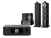 Kino domowe - NAD T 778 (czarny) + 702 S3 + 707 S3 + HTM72 S3 (czarny) - miniaturka - grafika 1