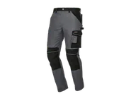 Odzież robocza - PARKSIDE PERFORMANCE® Spodnie robocze męskie wzmacniane na kolanach (Szary/ czarny, 58) - miniaturka - grafika 1