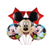 Balony i akcesoria - Zestaw balonów z MYSZKĄ MICKEY, 5 el. - miniaturka - grafika 1