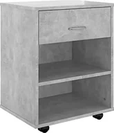 Szafki biurowe - Elior Kontener biurkowy w kolorze szarości betonu - Bellano 7X - miniaturka - grafika 1