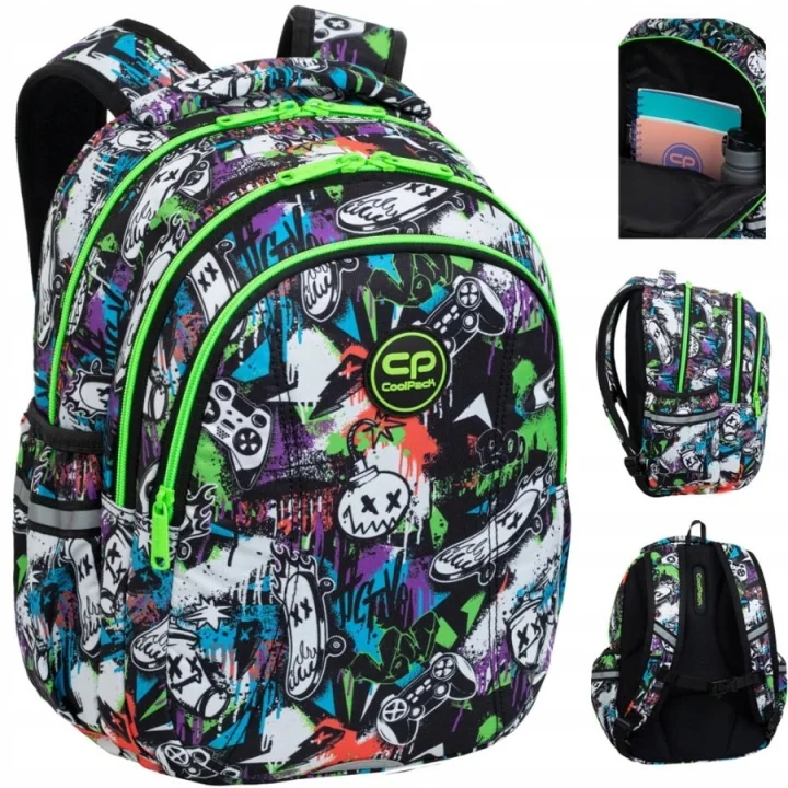 PLECAK SZKOLNY DLA CHŁOPCA TORNISTER 21L KLASA 1-3 MŁODZIEŻOWY COOLPACK