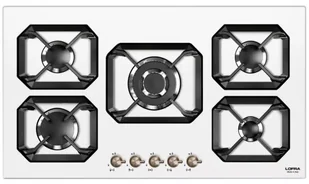 Płyta gazowa do zabudowy Lofra Dolcevita 90 BIANCO PERLA HRBP9A0/Bronze - Płyty gazowe do zabudowy - miniaturka - grafika 1