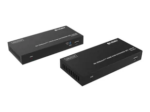DIGITUS HDBaseT KVM Extender Set 150m 4K/60Hz USB 1.1 PoC IR black - Przełączniki KVM - miniaturka - grafika 1