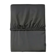 Prześcieradła - Prześcieradło z mikrofibry 180x200 grafitowe jednobarwne z gumką Poly - miniaturka - grafika 1