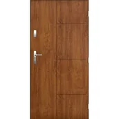 Drzwi zewnętrzne - Drzwi zewnętrzne LUNA Złoty dąb 90 prawe - miniaturka - grafika 1