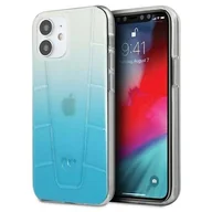 Etui i futerały do telefonów - Mercedes MEHCP12SCLGBL iPhone 12 mini 5,4" niebieski/blue hardcase Transparent Line - miniaturka - grafika 1