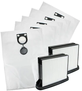 2X Filtr 5X Worki Do Starmix Bosch Gas 25 Metabo - Worki do odkurzaczy - miniaturka - grafika 1