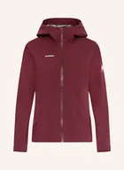 Kurtki damskie - Mammut Kurtka Hardshell Linard Light Hs Hooded rot - MAMMUT - miniaturka - grafika 1