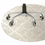 Podnóżki, podpórki, podkładki - Podkładka pod krzesło obrotowe Orientalny wzór fi100 cm - miniaturka - grafika 1
