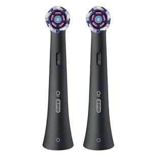 2x Końcówka do szczoteczki elektrycznej Oral-B iO Radiant White Czarne - Końcówki do szczoteczek elektrycznych - miniaturka - grafika 1
