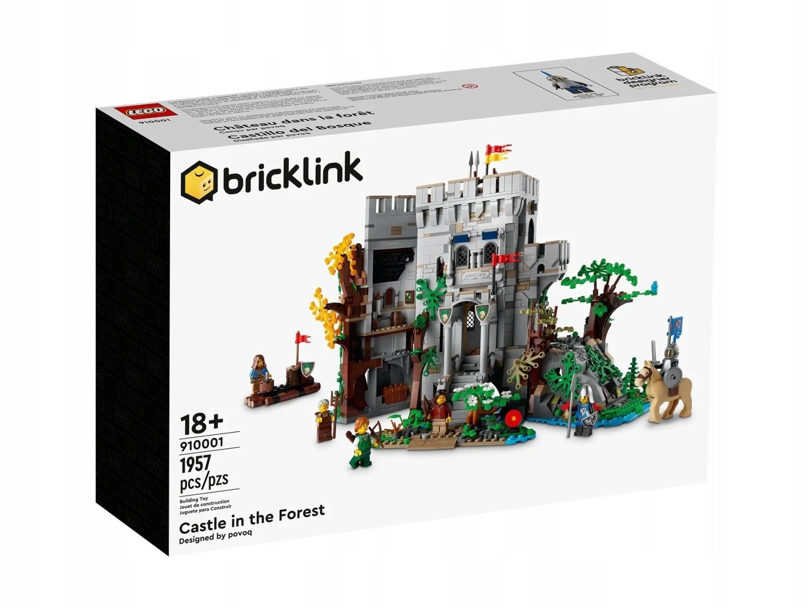 Lego Bricklink 910001 Zamek w lesie