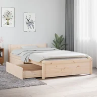 Łóżka - Lumarko Rama łóżka z szufladami, biała, 90x190 cm, pojedyncza - miniaturka - grafika 1