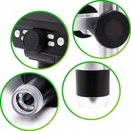 Mikroskopy i lupy - Mikroskop dla Elektronika Cyfrowy Techrebal x1200 12MP Mata Zestaw 6 Pęset - miniaturka - grafika 1