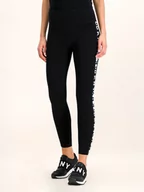 Spodnie damskie - DKNY Sport Legginsy DP9P1939 Czarny Slim Fit - miniaturka - grafika 1