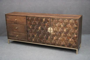 Komoda Diamond #210 Mango Olejowane 180X40X77 Cm B 7593 - Komody - miniaturka - grafika 1