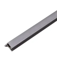 Listwy i profile - Listwa Kompozytowa Lamelowa typu F Premium Gray 36,5 x 49,5 mm – dł. 2,9 m - miniaturka - grafika 1