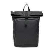 Plecaki - Plecak Calvin Klein Rubberized Roll Top Bp Mono K50K511372 Black Uv Mono 0GL - miniaturka - grafika 1