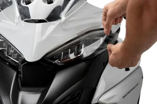 Puig 20761W Przezroczysta osłona reflektorów Adhere - Części motocyklowe - miniaturka - grafika 1