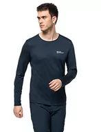 Bluzy męskie - Jack Wolfskin Bluza męska Pack & Go, niebieski (Night Blue), L - miniaturka - grafika 1