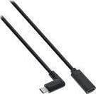 Kabel USB InLine USB-C - USB-C 1 m Czarny 35781