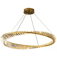 Lampy sufitowe - Lampa wisząca glamour Cristal CRLW-36W LED 36W 3000K złota - miniaturka - grafika 1