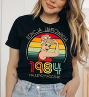 Koszulki i topy damskie - Koszulka na 40 urodziny DLA BLONDYNKI damska - miniaturka - grafika 1