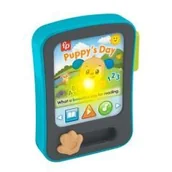 Zabawki interaktywne dla dzieci - Fisher-Price Laugh&Learn Puppy's Storytime Reader - zabawka - miniaturka - grafika 1