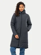Odzież trekkingowa damska - Jack Wolfskin Kurtka zimowa Deutzer 1207501 Czarny Regular Fit - miniaturka - grafika 1