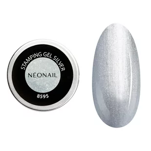 Żel do zdobień Stamping gel 4 ml - Silver - Żele do paznokci - miniaturka - grafika 1