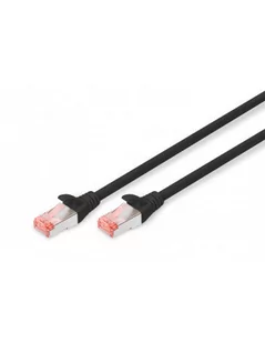 Digitus Premium - patch cable - 1 m - black - Kable komputerowe i do monitorów - miniaturka - grafika 1
