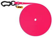 Smycze dla psów - DINGO Smycz Treningowa bez rączki Flex Honey 1 cm x 10 m - różowa - miniaturka - grafika 1