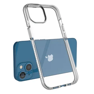 Spring Case etui iPhone 14 silikonowy pokrowiec z ramką jasnoniebieskie - Etui i futerały do telefonów - miniaturka - grafika 3