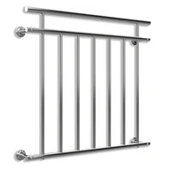 Balustrady i akcesoria - Balustrada francuska Balkonowa Stal Nierdzewna 90x100cm - miniaturka - grafika 1